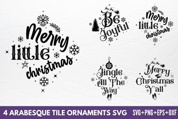 Download Arabesque Tile Ornaments SVG, 4 SVG - Tile ornaments Collection