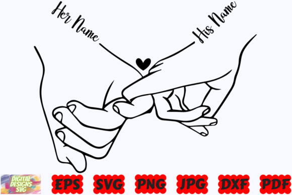 Download Holding Hands SVG | Couple Hands SVG - Premium Bundle