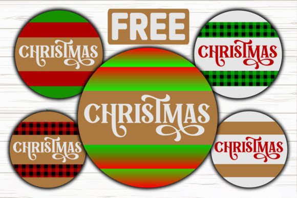 Download 5 Christmas Round Sign Bundle - Premium Resources